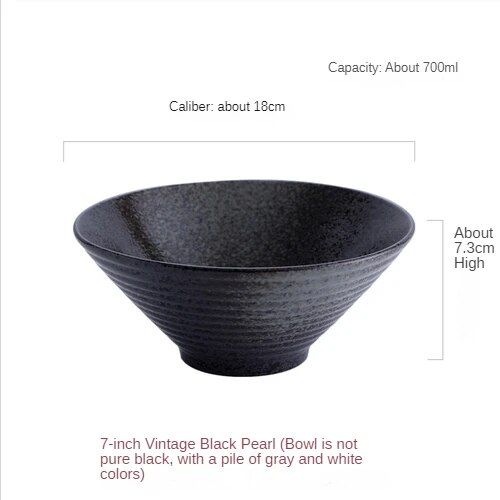 7 inch Vintage Black Pearl